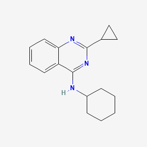 molecular formula C17H21N3 B11187303 TH10785 
