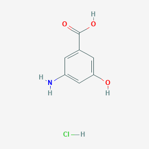 molecular formula C7H8ClNO3 B111875 3-Amino-5-hydroxybenzoic acid hydrochloride CAS No. 14206-69-0