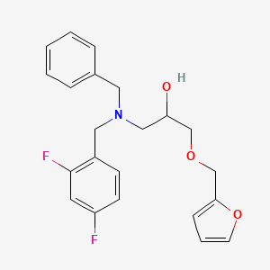 molecular formula C22H23F2NO3 B11187750 ANAT inhibitor-2 