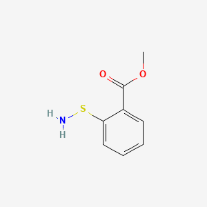 molecular formula C8H9NO2S B11187910 Methyl 2-(aminothio)benzoate CAS No. 94266-24-7
