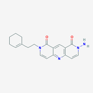 molecular formula C19H20N4O2 B11188661 2-amino-8-[2-(1-cyclohexenyl)ethyl]pyrido[4,3-b][1,6]naphthyridine-1,9(2H,8H)-dione 