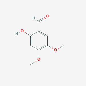 molecular formula C9H10O4 B111897 2-Hydroxy-4,5-dimethoxybenzaldehyde CAS No. 14382-91-3