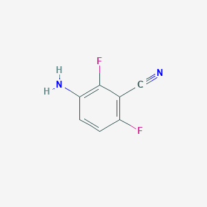 molecular formula C7H4F2N2 B111899 3-Amino-2,6-difluorobenzonitrile CAS No. 143879-78-1