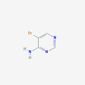 molecular formula C4H4BrN3 B111901 4-Amino-5-bromopyrimidine CAS No. 1439-10-7