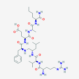 molecular formula C40H69N11O8 B011191 HIV-IN petide CAS No. 107475-09-2