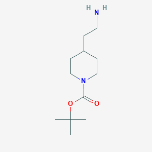 molecular formula C12H24N2O2 B111920 叔丁基 4-(2-氨基乙基)哌啶-1-羧酸酯 CAS No. 146093-46-1
