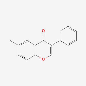 molecular formula C16H12O2 B11192299 6-methyl-3-phenyl-4H-chromen-4-one CAS No. 1217-93-2