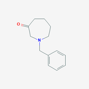 molecular formula C13H17NO B111925 1-Benzylazepan-3-one CAS No. 146407-32-1