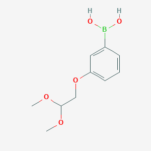 molecular formula C10H15BO5 B111930 3-(2,2-Dimethoxyethoxy)phenylboronic acid CAS No. 1256355-35-7
