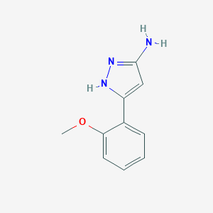 B111933 3-(2-methoxyphenyl)-1H-pyrazol-5-amine CAS No. 149246-82-2