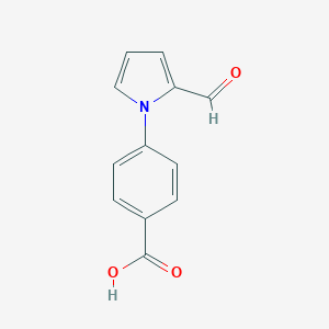 molecular formula C12H9NO3 B111934 4-(2-formyl-1H-pyrrol-1-yl)benzoic acid CAS No. 149323-68-2