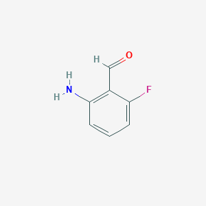 molecular formula C7H6FNO B111952 2-Amino-6-fluorobenzaldehyde CAS No. 151585-93-2