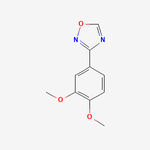 molecular formula C10H10N2O3 B11195850 3-(3,4-Dimethoxyphenyl)-1,2,4-oxadiazole 