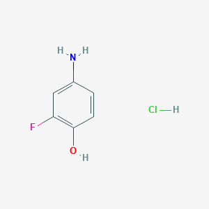 molecular formula C6H7ClFNO B111961 4-Amino-2-fluorophenol hydrochloride CAS No. 1341216-35-0