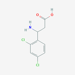 molecular formula C9H9Cl2NO2 B111963 3-Amino-3-(2,4-dichlorophenyl)propanoic acid CAS No. 152606-17-2