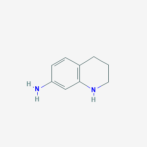 molecular formula C9H12N2 B111968 7-Amino-1,2,3,4-tetrahydroquinoline CAS No. 153856-89-4