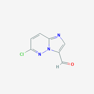 molecular formula C7H4ClN3O B111972 6-Chloroimidazo[1,2-B]pyridazine-3-carbaldehyde CAS No. 154578-26-4