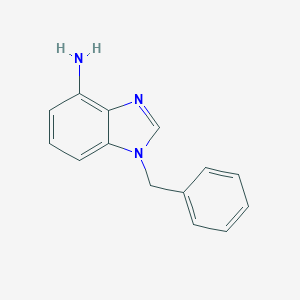 molecular formula C14H13N3 B111979 1-Benzyl-1,3-benzodiazol-4-amine CAS No. 155242-92-5