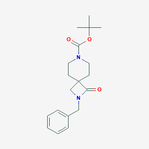 molecular formula C19H26N2O3 B111985 tert-Butyl 2-benzyl-1-oxo-2,7-diazaspiro[3.5]nonane-7-carboxylate CAS No. 155600-89-8
