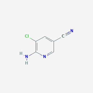molecular formula C6H4ClN3 B111993 2-Amino-3-chloro-5-cyanopyridine CAS No. 156361-02-3