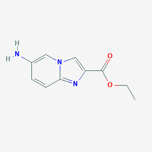 molecular formula C10H11N3O2 B112001 Ethyl 6-aminoimidazo[1,2-a]pyridine-2-carboxylate CAS No. 158980-21-3