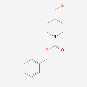 molecular formula C14H18BrNO2 B112004 Benzyl 4-(bromomethyl)piperidine-1-carboxylate CAS No. 159275-17-9