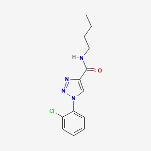 molecular formula C13H15ClN4O B11201019 N-butyl-1-(2-chlorophenyl)-1H-1,2,3-triazole-4-carboxamide 