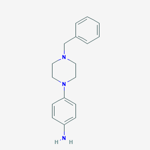 molecular formula C17H21N3 B112017 4-(4-苄基哌嗪-1-基)苯胺 CAS No. 16154-69-1