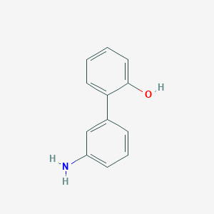 molecular formula C12H11NO B112021 2-(3-Aminophenyl)phenol CAS No. 161887-01-0