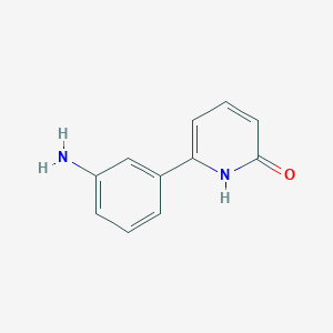 molecular formula C11H10N2O B112023 6-(3-Aminophenyl)pyridin-2-ol CAS No. 161887-04-3
