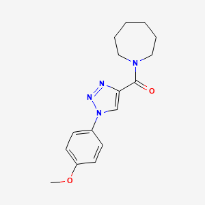 molecular formula C16H20N4O2 B11202355 azepan-1-yl[1-(4-methoxyphenyl)-1H-1,2,3-triazol-4-yl]methanone 