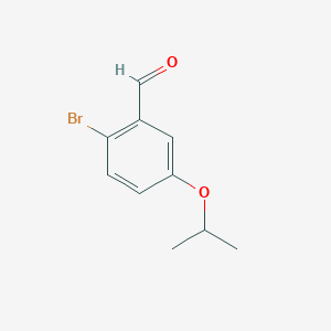 molecular formula C10H11BrO2 B112025 2-Bromo-5-isopropoxybenzaldehyde CAS No. 162147-12-8