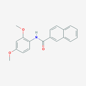 molecular formula C19H17NO3 B11202894 N-(2,4-dimethoxyphenyl)naphthalene-2-carboxamide 