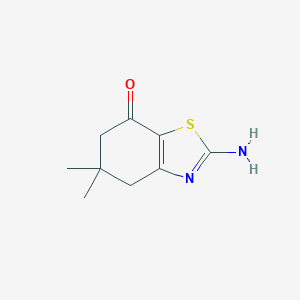 molecular formula C9H12N2OS B112029 2-Amino-5,5-dimethyl-5,6-dihydro-4H-benzothiazol-7-one CAS No. 1629-95-4