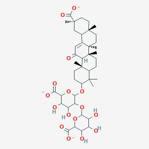 molecular formula C42H59O16-3 B11203662 Oxane-2-carboxylate 