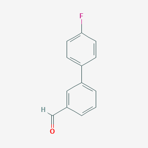 molecular formula C13H9FO B112040 3-(4-氟苯基)苯甲醛 CAS No. 164334-74-1