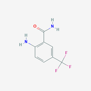 molecular formula C8H7F3N2O B112046 2-Amino-5-(trifluoromethyl)benzamide CAS No. 16499-54-0