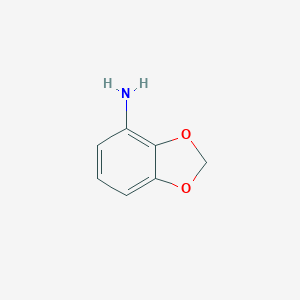 molecular formula C7H7NO2 B112058 1,3-Benzodioxol-4-amine CAS No. 1668-84-4