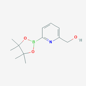 molecular formula C12H18BNO3 B112059 (6-(4,4,5,5-Tetramethyl-1,3,2-dioxaborolan-2-yl)pyridin-2-yl)methanol CAS No. 1315350-82-3