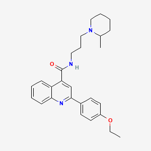 molecular formula C27H33N3O2 B11206357 IRF5-IN-1 CAS No. 689270-18-6