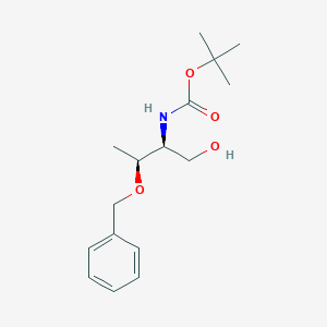 molecular formula C16H25NO4 B112069 BOC-O-BENZYL-D-THREONINOL CAS No. 168034-31-9