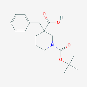 1-Boc-3-benzyl-3-piperidinecarboxylic acid