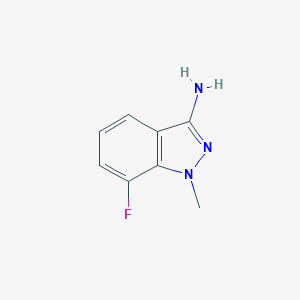 molecular formula C8H8FN3 B112096 7-Fluoro-1-methyl-1H-indazol-3-amine CAS No. 171809-14-6