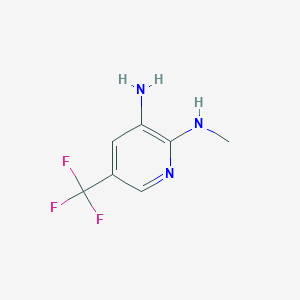 N2-methyl-5-(trifluoromethyl)pyridine-2,3-diamine