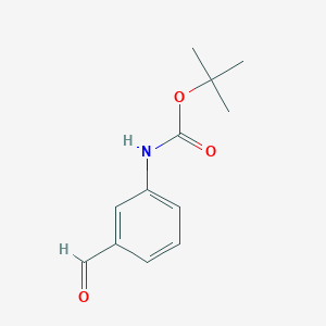 molecular formula C12H15NO3 B112115 tert-Butyl (3-formylphenyl)carbamate CAS No. 176980-36-2