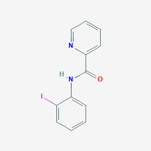 molecular formula C12H9IN2O B11211724 N-(2-iodophenyl)pyridine-2-carboxamide 