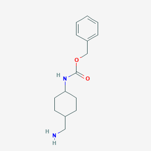 molecular formula C15H22N2O2 B112122 Benzyl trans-4-aminomethylcyclohexylcarbamate CAS No. 177582-74-0