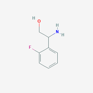 B112136 2-Amino-2-(2-fluorophenyl)ethanol CAS No. 179811-62-2