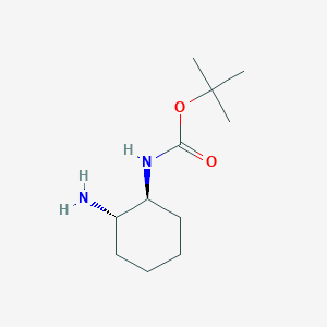 molecular formula C11H22N2O2 B112144 tert-Butyl ((1S,2S)-2-aminocyclohexyl)carbamate CAS No. 180683-64-1