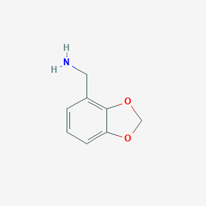 molecular formula C8H9NO2 B112153 Benzo[d][1,3]dioxol-4-ylmethanamine CAS No. 182634-34-0